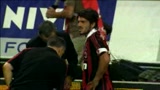 30/08/2009 - Derby amaro per Gattuso: espulsione e infortunio