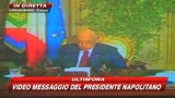 Napolitano: crisi non è finita, conseguenze su lavoro