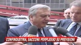 Crisi, Sacconi perplesso su previsioni di Confindustria