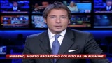 Sicilia, morto il ragazzo colpito da un fulmine
