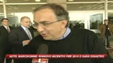 Auto, Marchionne: rinnovo incentivi o sarà un disastro