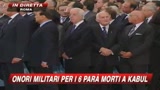 21/09/2009 - Il saluto dei politici alle bare dei caduti di Kabul