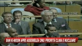 Onu, Ban Ki-moon: Priorità clima e disarmo nucleare