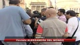 Rifiuti, protesta dei lavoratori: W i Casalesi