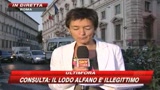 Lodo Alfano, la Consulta: è anticostituzionale