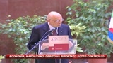 Napolitano: felice di stare con chi guarda al futuro
