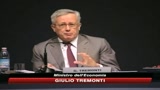Conti pubblici, Tremonti: Siamo a medio rischio