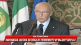Napolitano: Tenete fuori le Istituzioni dalla mischia