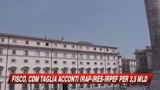 Il Governo vara tagli ad irap e irpef per oltre 3 mld