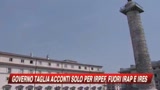 Acconto fiscale, taglio solo per l'Irpef