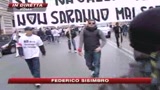 Tessera del tifoso, gli Ultras sfilano in corteo a Roma