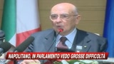 Napolitano: Il Parlamento ha grosse difficoltà