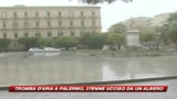 Tromba d'aria a Palermo. Ucciso dalla caduta di un albe