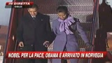 10/12/2009 - Obama sbarca a Oslo, tra applausi e contestazioni

