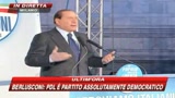 Berlusconi: vogliamo almeno un milione di tessere