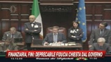 Fini: porre la Fiducia sulla Finanziaria è deprecabile