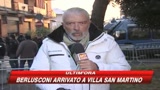 Berlusconi torna ad Arcore. LE IMMAGINI