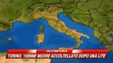 30/01/2010 - Torino, 15enne accoltellato a morte