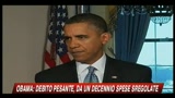 Obama: debito pesante, da un decennio spese sregolate