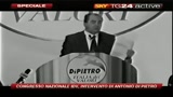 Antonio Di Pietro al congresso IDV:  Dobbiamo buttare a mare il governo berlusconi