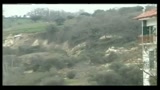 Calabria, frana costone di montagna vicino Vibo Valentia