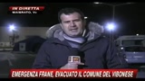 Emergenza frane, evacuato il comune del vibonese