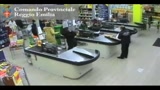 Le immagini di una rapina, arrestati figli di famiglie bene
