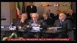 La relazione del presidente della corte costituzionale