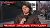 15/03/2010 - CDA Rai conferma lo stop ai talk show
