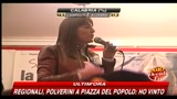 Elezioni Regionali, parla Renata Polverini