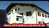 Pedofilia, scritte oscene sulla casa natale del Papa
