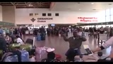 Nube, riaperto spazio aereo ma è ancora caos