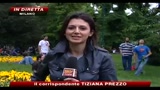 Primo maggio, carri e tir per may day parade