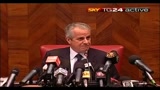 Conferenza dimissioni Scajola