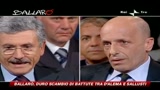 Ballarò, duro scambio di battute tra D'Alema e Sallusti
