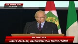 2-Unità d'Italia, intervento di Napolitano