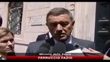 Fazio, governo non ha dato erogazione fondi FAS per 4 regioni