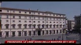 Finanziaria, le linee guida della manovra 2011-2012