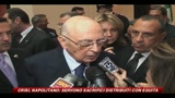 Crisi, Napolitano da Washington: Servono sacrifici distribuiti con equità