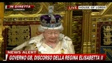 Governo GB, discorso della regina Elisabetta II