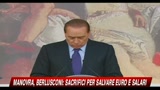 Manovra, Berlusconi: servono sacrifici