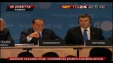 4 Riunione plenaria OCSE, l'intervento di Berlusconi