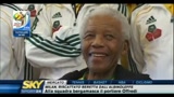 Nelson Mandela incontra la nazionale sudafricana