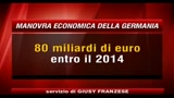 Germania, manovra da 80 miliardi di euro in 4 anni