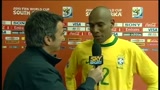 16/06/2010 - Intervista a Maicon dopo Brasile-Corea Nord