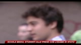 Scuola media, studenti alle prese con l'esame di Stato