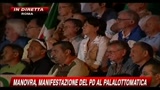Manifestazione Pd su manovra, estratto parole di Bersani