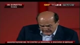 6 Manifestazione PD, il discorso di Bersani