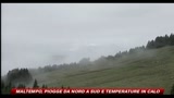 Maltempo, piogge da Nord a Sud e temperature in calo