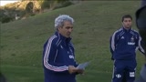 Francia, Domenech legge comunicato alla squadra